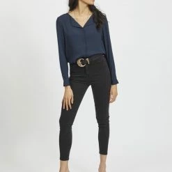 Top 10 👍 VILA VILUCY L/S 👚 SHIRT - NOOS Dames Blouse - Maat M 🎁 -dameskleding Verkoop 550x733 549