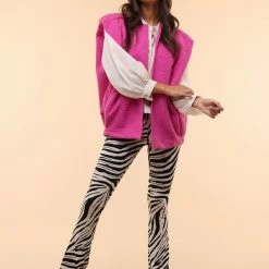 Korting ⭐ Ambika Flared Broek - Zebra Maat L - W: 40 L: 34 - Flared Legging Wijde Pijpen - Beige Zwart 🛒 -dameskleding Verkoop 550x733 577