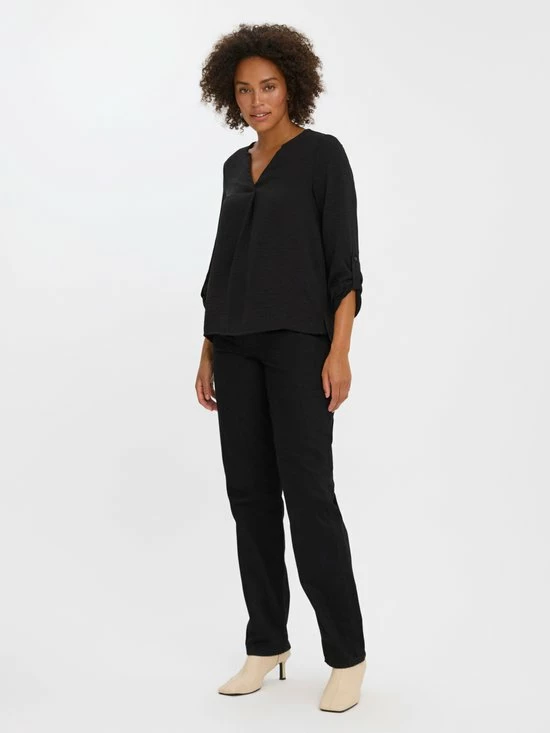 Hete verkoop βοΈ VERO MODA VMWILMA V-NECK FOLD-UP TOP WVN NOOS Dames Top - Maat L π 3 Hete verkoop βοΈ VERO MODA VMWILMA V-NECK FOLD-UP TOP WVN NOOS Dames Top - Maat L π - Afbeelding 3