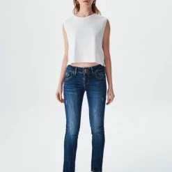 Begroting ⌛ LTB 👖 Jeans LTB Molly M 👖 Jeans Volwassenen Donkerblauw ⭐ -dameskleding Verkoop 550x733 630