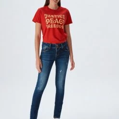 Begroting ⌛ LTB 👖 Jeans LTB Molly M 👖 Jeans Volwassenen Donkerblauw ⭐ -dameskleding Verkoop 550x733 636