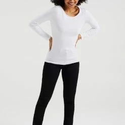 Groothandel 😀 WE Fashion Dames T-shirt Van Biologisch Katoen - Maat S 👍 -dameskleding Verkoop 550x733 648