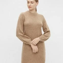 Groothandel ⭐ OBJECT OBJEVE NONSIA L/S KNIT 👗 DRESS NOOS Dames Jurk - Maat L 🤩 -dameskleding Verkoop 550x733 655