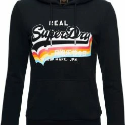 Beste deal 😍 Superdry Vintage Logo Dames Hoodie - Maat L 🛒 -dameskleding Verkoop 550x734 2