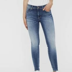 Hete verkoop 👍 VERO MODA VMLUX MR SLIM 👖 JEANS RI310 NOOS Dames 👖 JEANS - Maat XL X L34 🥰 -dameskleding Verkoop 550x736 2