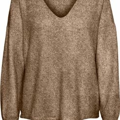 Nieuw 🎁 VERO MODA VMDOFFY LS V-NECK BLOUSE GA NOOS Dames Trui - Maat M ⌛