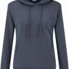 Beste deal 🛒 Fruit Of The Loom Vrouwen Dames Fit Sweatshirt Met Capuchon / Hoodie (Heather Marine) 🎁