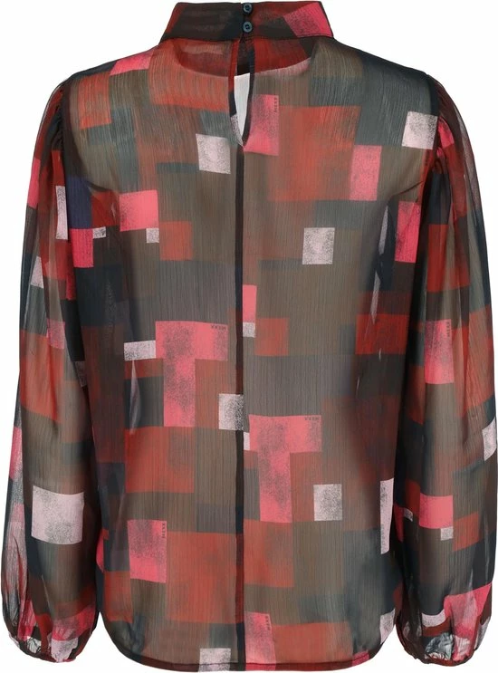 Promo β¨ Mexx Dames Puffsleeve Blouse AOP Multicolor π 5 Promo β¨ Mexx Dames Puffsleeve Blouse AOP Multicolor π - Afbeelding 5