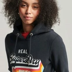 Beste deal 😍 Superdry Vintage Logo Dames Hoodie - Maat L 🛒 -dameskleding Verkoop 550x744 1