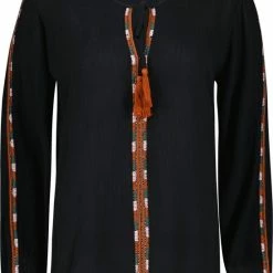 Kopen 🔔 DIDI Dames Embroidered Top Sofia Black Maat 46 🧨 -dameskleding Verkoop 550x744 6