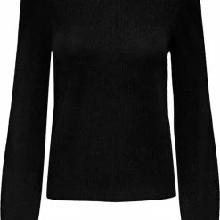 Goedkoopste 🔥 ONLY ONLCAROL L/S LOOSE GLITTER TOP JRS Dames Top - Maat L 🎉