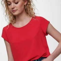 Promo 💯 ONLY ONLVIC S/S SOLID TOP NOOS WVN Dames Top- Maat 40 🧨 -dameskleding Verkoop 550x747 4