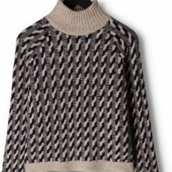 Korting 😉 Object Lida L/s Knit Pullover 123 Truien & Vesten - Zand ⭐