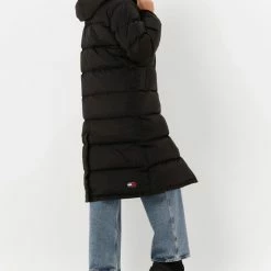 Beste Verkoop 😀 Tommy 👖 Jeans - Dames Jas Winter Alaska Long Puffer Jacket - Zwart - Maat L 🔥 -dameskleding Verkoop 550x764 5