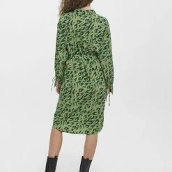 Kopen 🤩 VERO MODA VMFREJA LS BLK 👕 SHIRT 👗 DRESS WVN Dames Jurk - Maat M 🤩 -dameskleding Verkoop 550x767