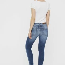 Hete verkoop 👍 VERO MODA VMLUX MR SLIM 👖 JEANS RI310 NOOS Dames 👖 JEANS - Maat XL X L34 🥰 -dameskleding Verkoop 550x767 7