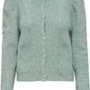Korting 🌟 Only Vest Onlmarli Life L/s Cardigan Cc Knt 15259638 Blue Surf/w Melange Dames Maat - L 😀