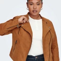 Promo π Only Carmakoma Caravana Faux Leather Biker Otw Leather Brown π 9 Promo π Only Carmakoma Caravana Faux Leather Biker Otw Leather Brown π -dameskleding Verkoop 550x768 4