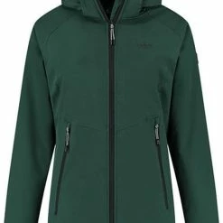 Begroting ๐งจ Kjelvik Dames Softshell Jas - Winter Softshell Jas Dames - Cato - Groen - Maat 44 ๐คฉ