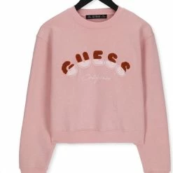 Beste deal 💯 Guess Rutha Sweatshirt Truien & Vesten - Lichtroze 🔔 -dameskleding Verkoop 550x774 6