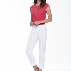 Uitgang 😉 Robell Marie Dames Broek - Marine - Maat 46 🎁 -dameskleding Verkoop 550x775 1