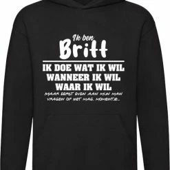 Top 10 🧨 Sol's Britt | Verjaardagkado | Verjaardag Kado | Cadeau | Grappig | Jarig | Unisex | Trui | Sweater | Hoodie | Capuchon | Zwart ✨