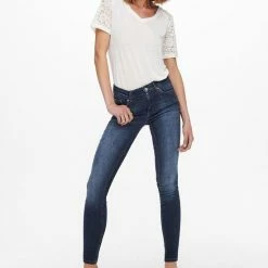 Uitgang 🔔 ONLY ONLBLUSH LIFE MID SK DNM REA837 Dames Skinny 👖 Jeans - Maat S X L34 👍 -dameskleding Verkoop 550x779 2