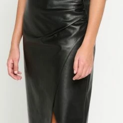 Begroting 🧨 LOLALIZA Wikkelrok In Faux Leder - Zwart - Maat M 🥰 -dameskleding Verkoop 550x780 1