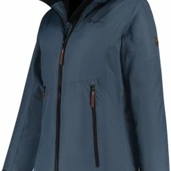 Gloednieuw 😉 Travelin' Jack Live Waterdichte Damesjas - Navy Blauw - Maat 46 ⌛ -dameskleding Verkoop 550x781 2