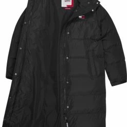 Beste Verkoop 😀 Tommy 👖 Jeans - Dames Jas Winter Alaska Long Puffer Jacket - Zwart - Maat L 🔥 -dameskleding Verkoop 550x783 4