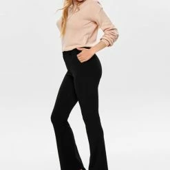 Beste Verkoop 🛒 ONLY ONLROCKY MID FLARED PANT TLR Dames Broek - Maat L X L34 😍 -dameskleding Verkoop 550x785 10