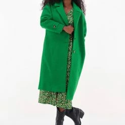 Groothandel 💯 Ydence 🧥 Coat Kirsty Jassen - Groen ⌛ -dameskleding Verkoop 550x785 32