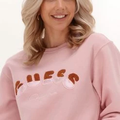 Beste deal 💯 Guess Rutha Sweatshirt Truien & Vesten - Lichtroze 🔔 -dameskleding Verkoop 550x785 33