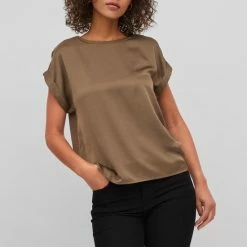 Korting ๐ Vila VIELLETTE SS SATIN TOP - Crocodilee Brown โญ 17 Korting ๐ Vila VIELLETTE SS SATIN TOP - Crocodilee Brown โญ -dameskleding Verkoop 550x785 41