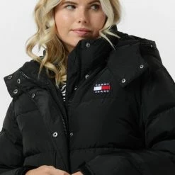 Beste Verkoop 😀 Tommy 👖 Jeans - Dames Jas Winter Alaska Long Puffer Jacket - Zwart - Maat L 🔥 -dameskleding Verkoop 550x785 44