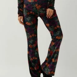 Uitgang 😉 Colourful Rebel Jolie Velvet Broek Multicolor Dames - Polyester - XS ❤️ -dameskleding Verkoop 550x785 49