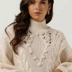 Beste Pirce 🔥 Object Alison Knit L/s Pullover Truien & Vesten - Beige 😉 -dameskleding Verkoop 550x785 51