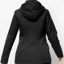 Flash-uitverkoop 👏 Jack Wolfskin Park Avenue Outdoorjas Dames - Black - Maat L 💯 -dameskleding Verkoop 550x785 61