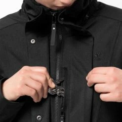 Flash-uitverkoop 👏 Jack Wolfskin Park Avenue Outdoorjas Dames - Black - Maat L 💯 -dameskleding Verkoop 550x785 62