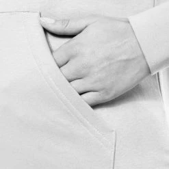 Korting 🔔 Kariban Damessweater Met Capuchon /Hoodie In Contrasterende Kleur K465, Roze/Grijs, Maat L 🧨 -dameskleding Verkoop 550x791 9