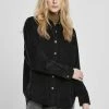 Flash-uitverkoop 🔥 Urban Classics Blouse -L- Corduroy Oversized Zwart 😀