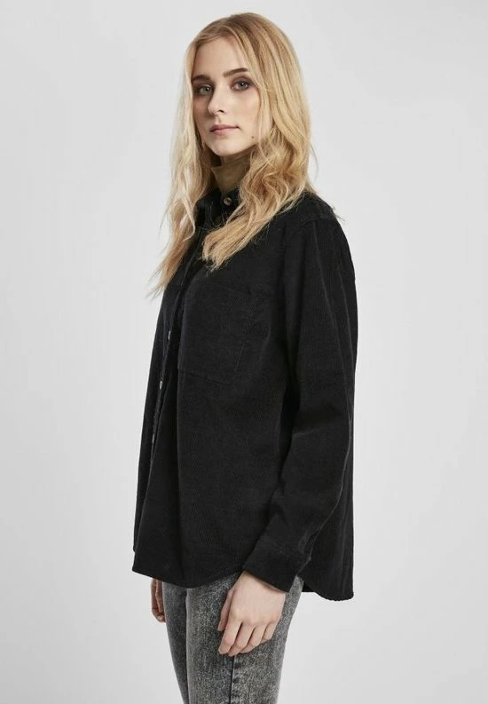 Flash-uitverkoop π₯ Urban Classics Blouse -L- Corduroy Oversized Zwart π 2 Flash-uitverkoop π₯ Urban Classics Blouse -L- Corduroy Oversized Zwart π - Afbeelding 2