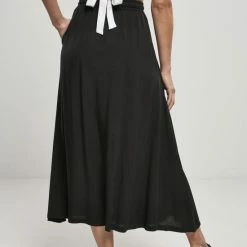 Begroting ⌛ Urban Classics Lange Rok -S- Viscose Midi Zwart ❤️ -dameskleding Verkoop 550x793 2