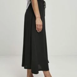 Begroting ⌛ Urban Classics Lange Rok -S- Viscose Midi Zwart ❤️ -dameskleding Verkoop 550x793 3