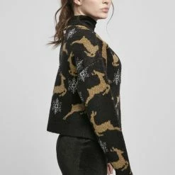 Groothandel π₯ Urban Classics Cardigan -XL- Short Oversized π Christmas Zwart/Goudkleurig β 7 Groothandel π₯ Urban Classics Cardigan -XL- Short Oversized π Christmas Zwart/Goudkleurig β -dameskleding Verkoop 550x793 9