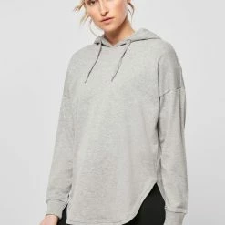 Promo ⌛ Senvi Dames Oversized Hoodie - Kleur Sport Grijs - Maat L 💯 -dameskleding Verkoop 550x794 16