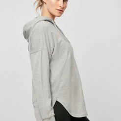 Promo ⌛ Senvi Dames Oversized Hoodie - Kleur Sport Grijs - Maat L 💯 -dameskleding Verkoop 550x794 18