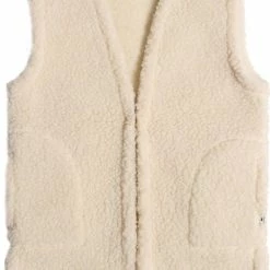 Nieuw 🔥 Alwero Unisex Gilet "Folker 100% Wol" Naturel - Maat L 🥰