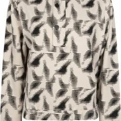 dameskleding Verkoop 30 Goedkoop ๐ Zoso Trui Jasmin Printed Sweater 224 Oatmeal/black Dames Maat - S ๐