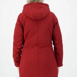 Coupon 💯 Kjelvik Dames Softshell Parka - Winterparka Softshell - Chanela - Rood - Maat 36 ❤️ -dameskleding Verkoop 550x799 3